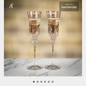 Waterford Crystal Champagne Wedding Flutes